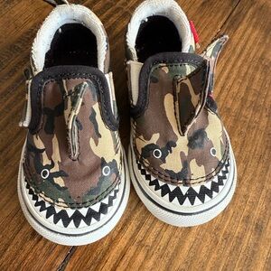 Vans Camouflage Shark Sneakers for Kids